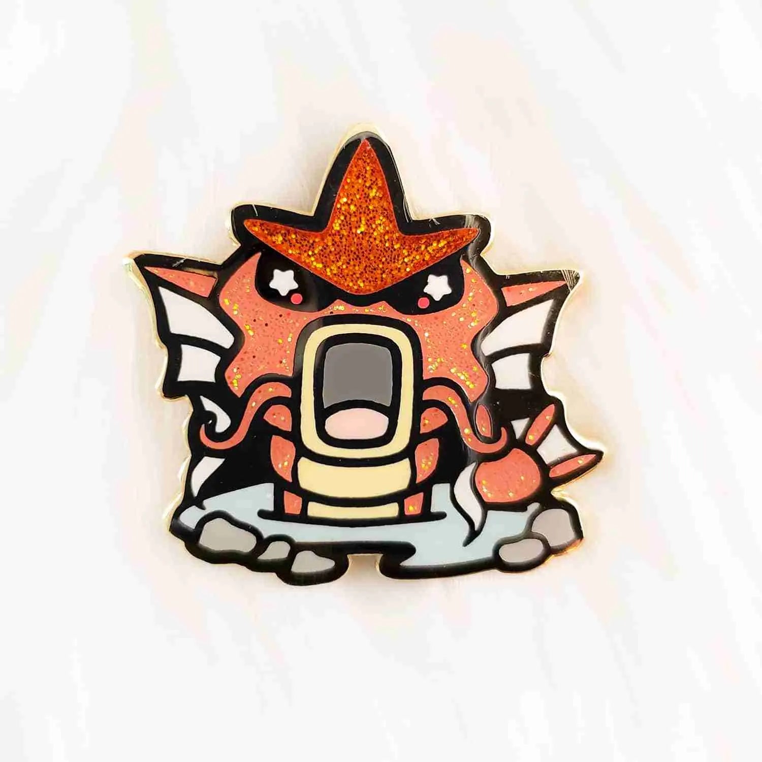 Shiny Red Gyarados Enamel Pin - Bonnies Lab