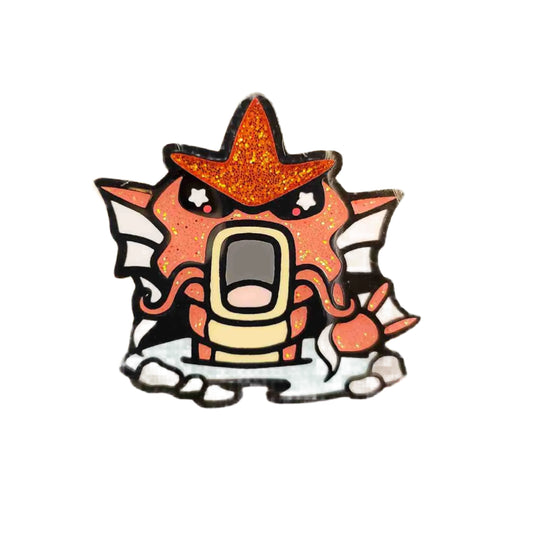 Shiny Red Gyarados Enamel Pin - Bonnies Lab