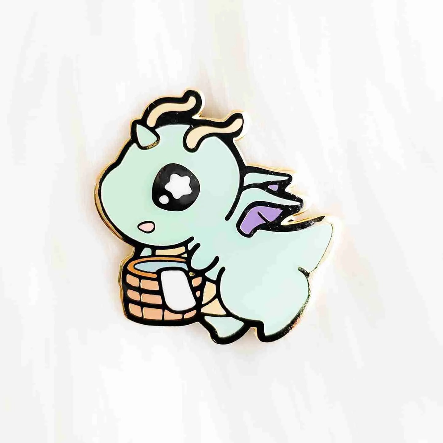 Shiny Dragonite Enamel Pin Glows in the Dark - Bonnies Lab