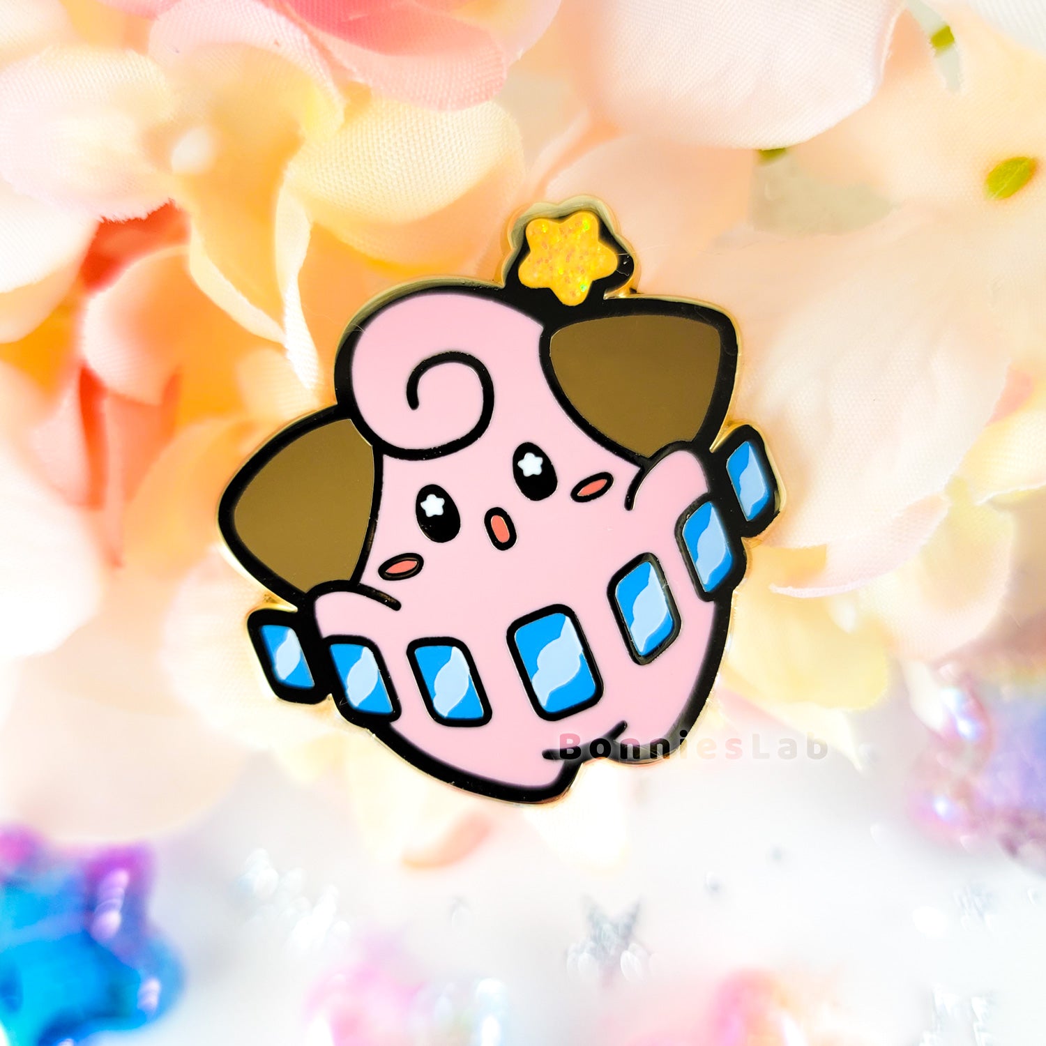 Pokemon Cleffa Enamel Pin - Bonnies Lab