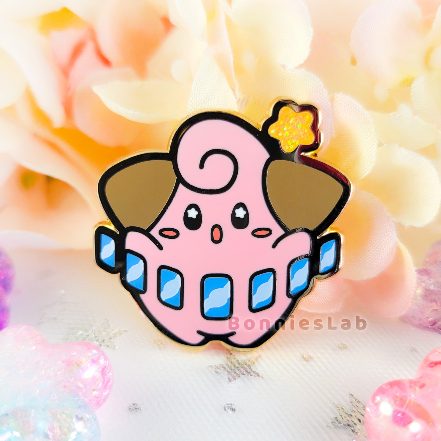 Pokemon Cleffa Enamel Pin - Bonnies Lab