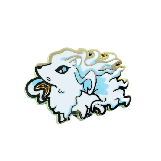 Pokemon Alolan Ninetales Enamel Pin - Bonnies Lab