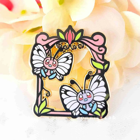 Ash's Butterfree & Shiny Butterfree Enamel Pin