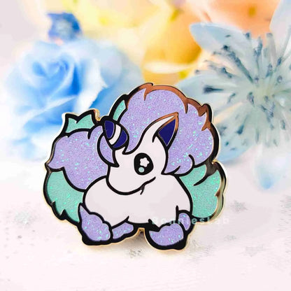 Galarian Ponyta Enamel Pin - Bonnies Lab