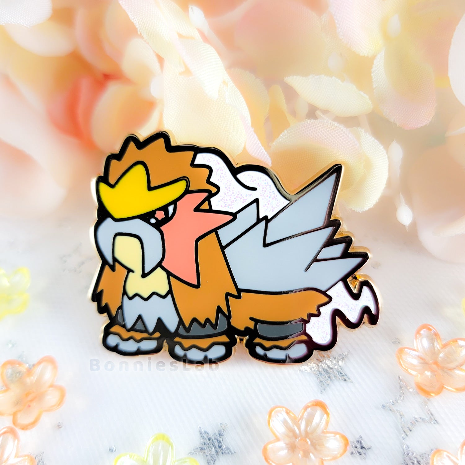 Entei Enamel Pin - Bonnies Lab