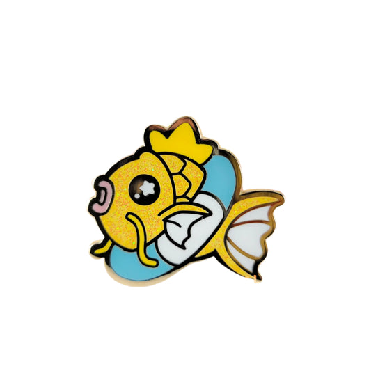 Shiny Magikarp on Floatie Enamel Pin - Bonnies Lab