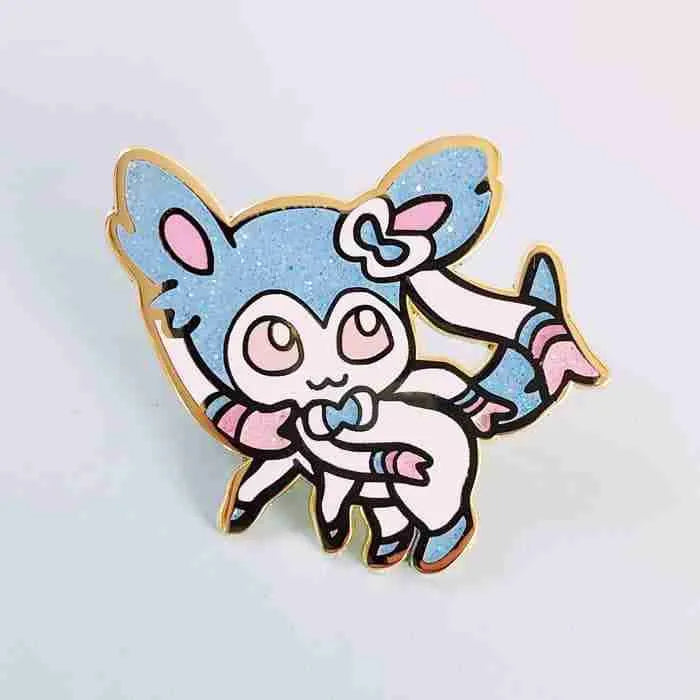 Pokemon Shiny Sylveon Enamel Pin - Bonnies Lab