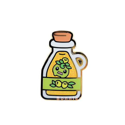 Smoliv in Oil Bottle Enamel Pin - Bonnies Lab