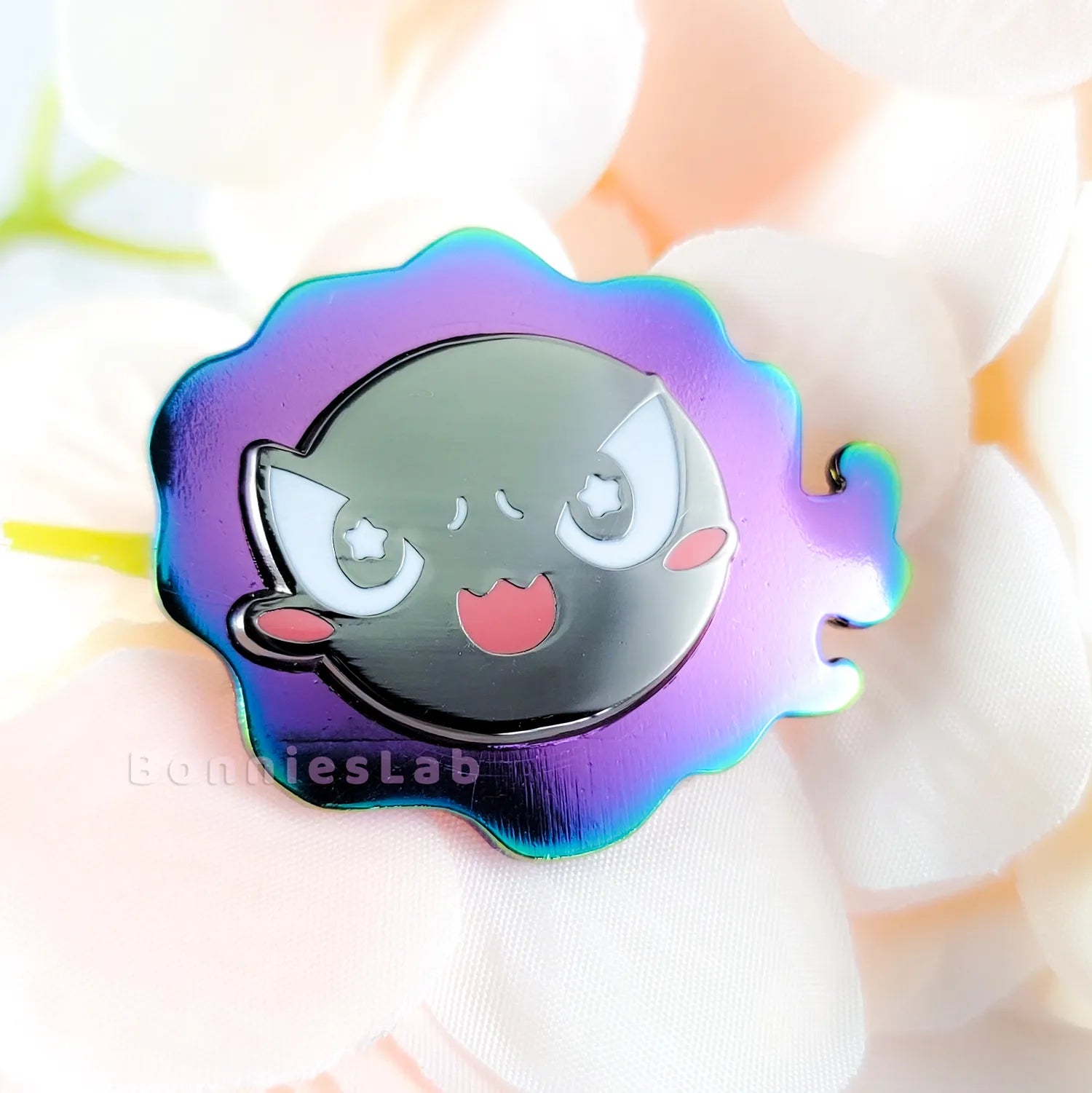 Spinning Gastly Enamel Pin - Bonnies Lab