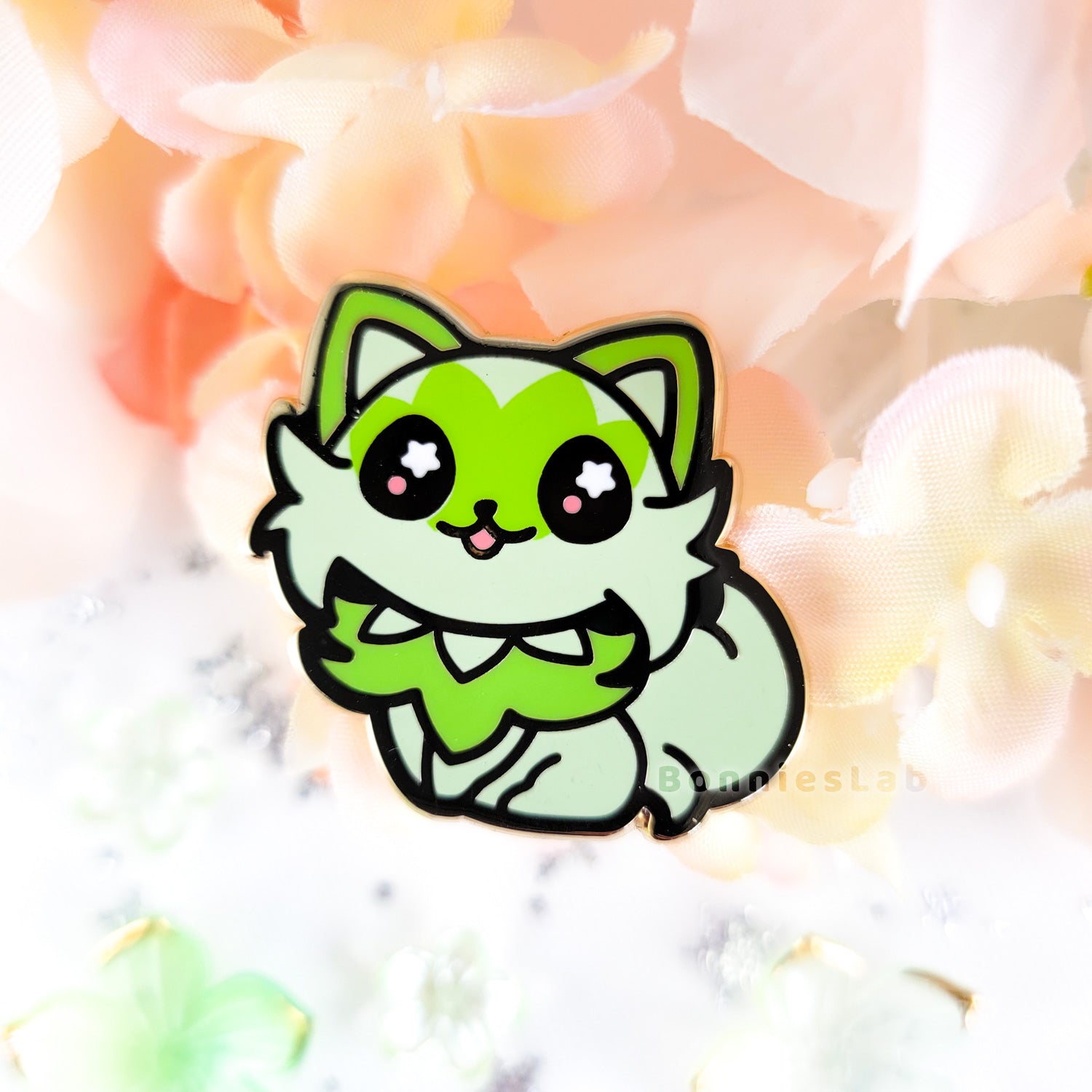 Pokemon Sprigatito Enamel Pin - Bonnies Lab