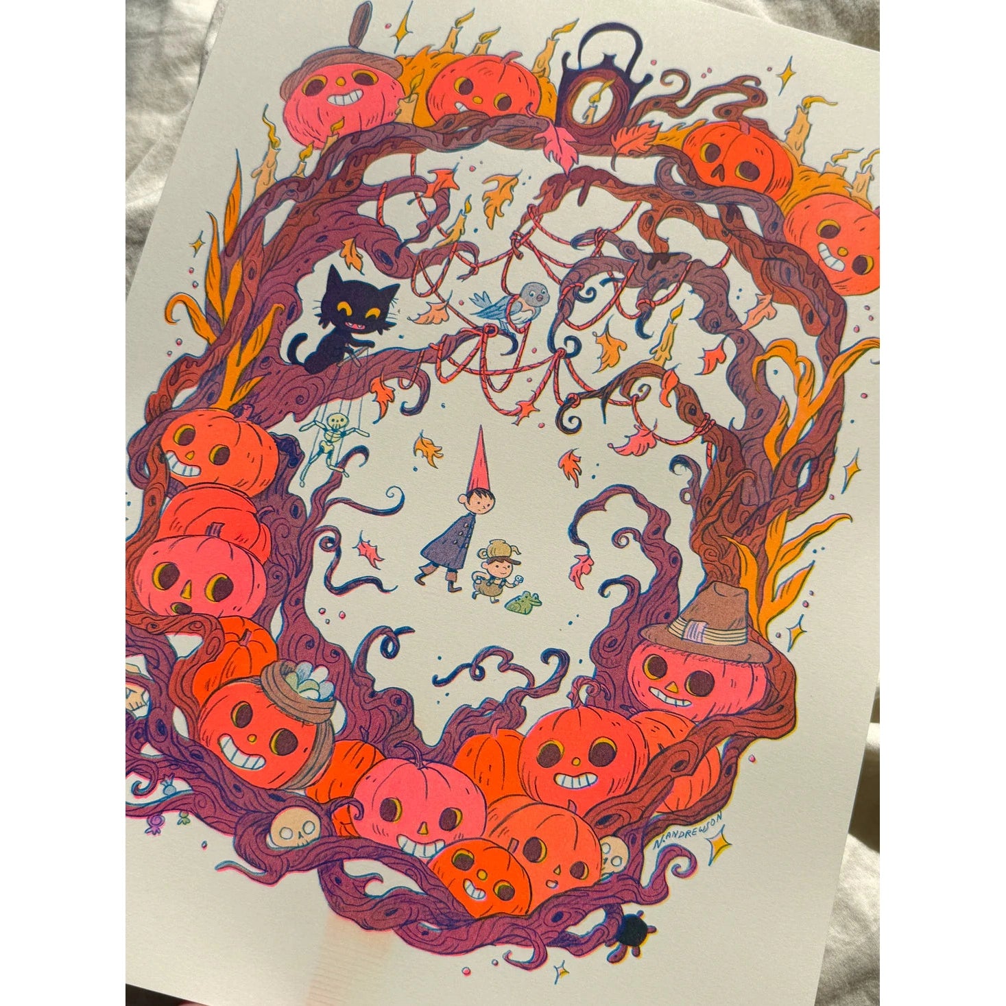Ain’t That Just The Way Large Version - Over the Garden Tribute Riso Print - by Natalie Andrewson