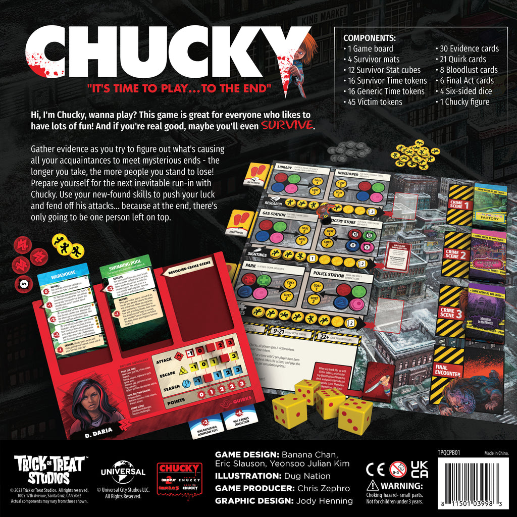 Child's Play Chucky Board Game - Trick or Treat Studios