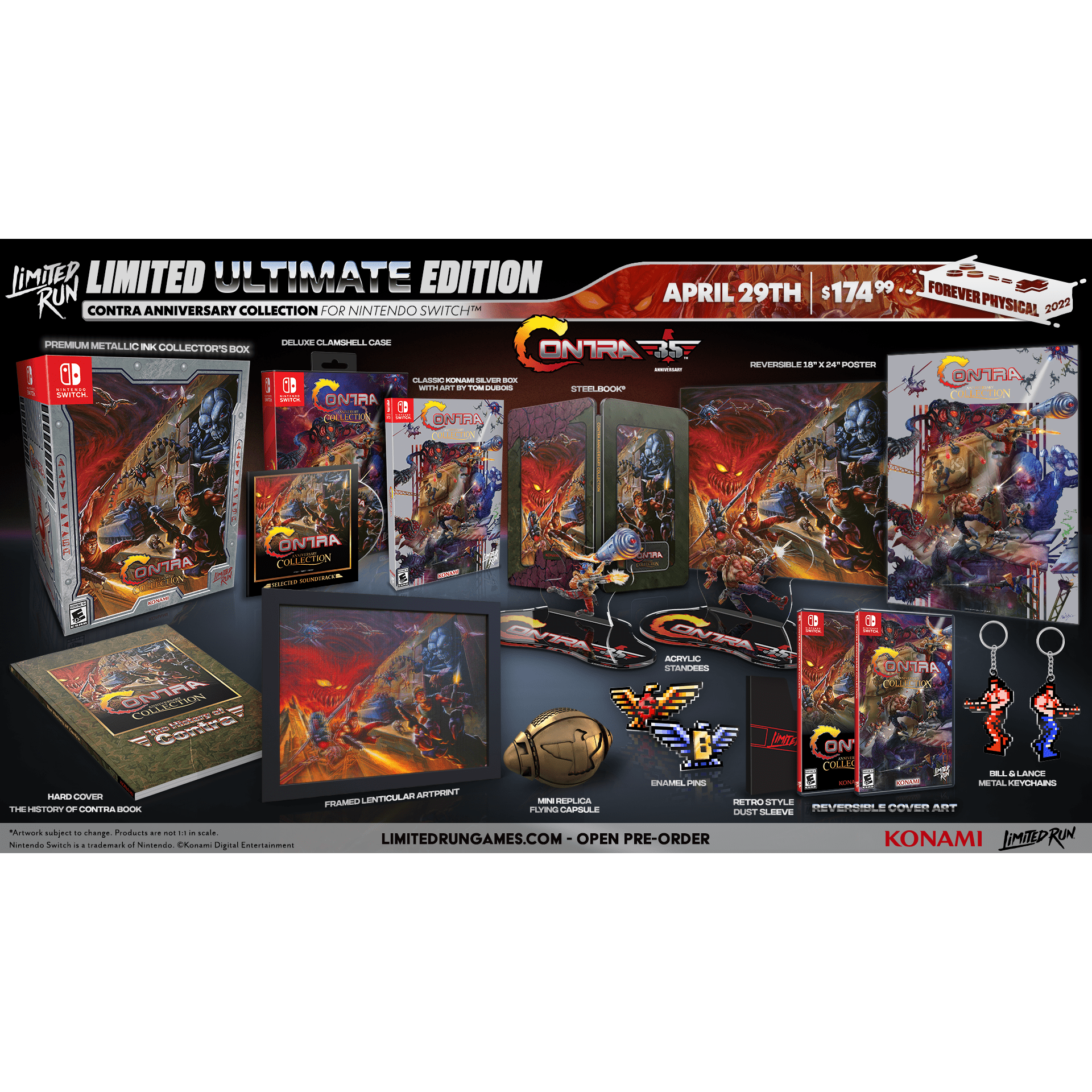 Contra Anniversary Collection: Ultimate Edition - Nintendo Switch Contra Anniversary Collection: Ultimate Edition - Nintendo Switch