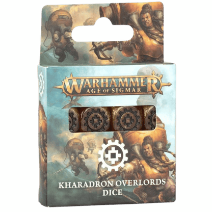 Warhammer: Age of Sigmar Kharadron Overlords Dice - Set of 16 Six-Sided, Color: Brass - Games Workshop