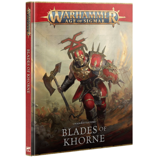 Warhammer Age of Sigmar: Blades of Khorne Chaos Battletome - Hardcover Book, 4th Edition - Games Workshop