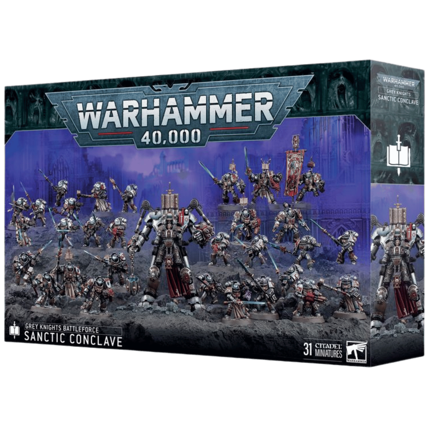 Warhammer 40,000 Grey Knights Battleforce Sanctic Conclave - 31 Citadel Miniatures - Games Workshop