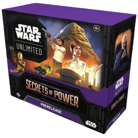 Star Wars: Unlimited Secrets of Power Pre-Release Box - 6 Packs: 16 Cards ea. - Fantasy Flight Games