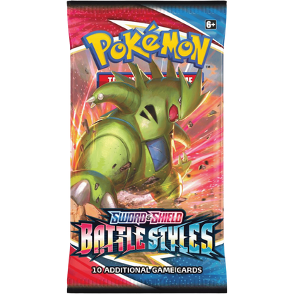 Pokemon TCG Sword & Shield Battle Styles Booster Pack - 10 Cards