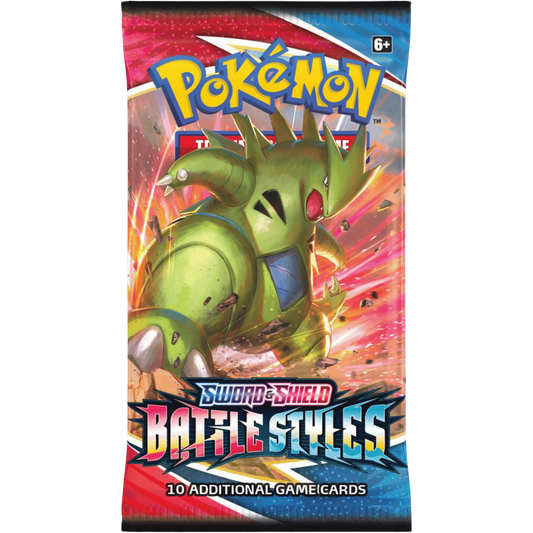 Pokemon TCG Sword & Shield Battle Styles Booster Pack - 10 Cards