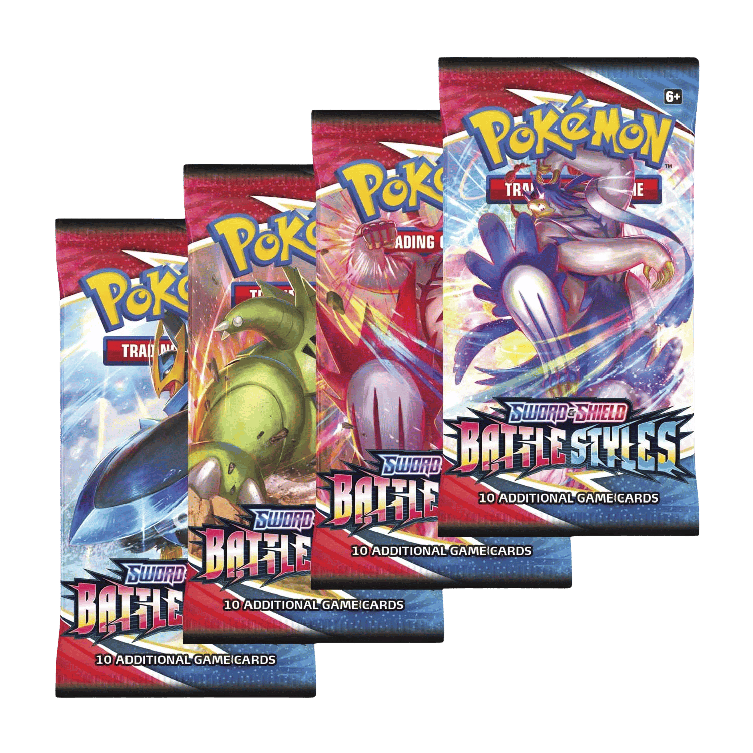 Pokemon TCG Sword & Shield Battle Styles Booster Pack - 10 Cards