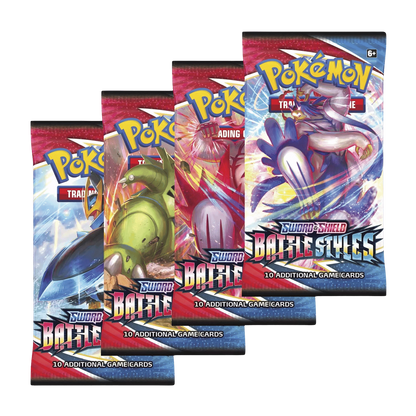 Pokemon TCG Sword & Shield Battle Styles Booster Pack - 10 Cards