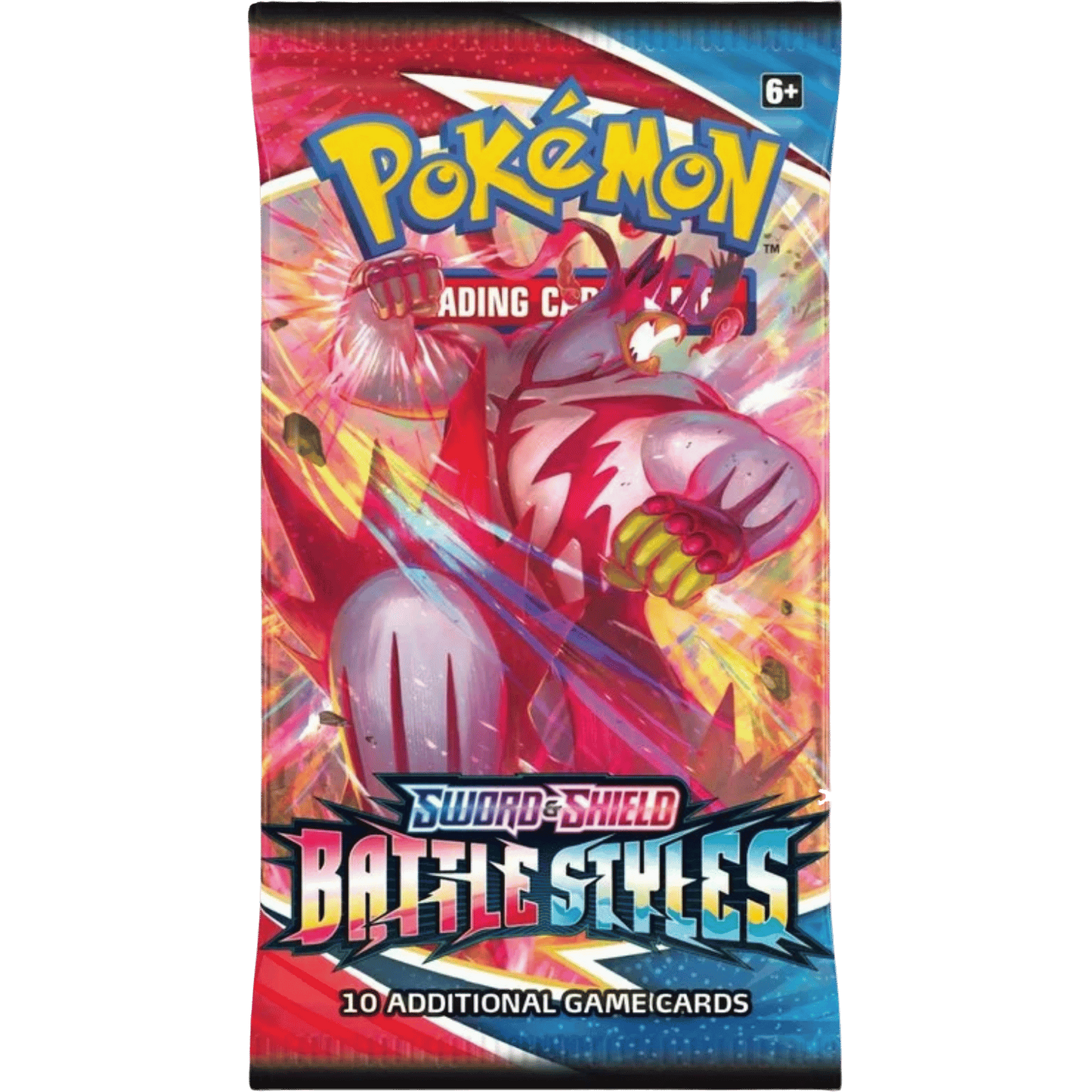 Pokemon TCG Sword & Shield Battle Styles Booster Pack - 10 Cards
