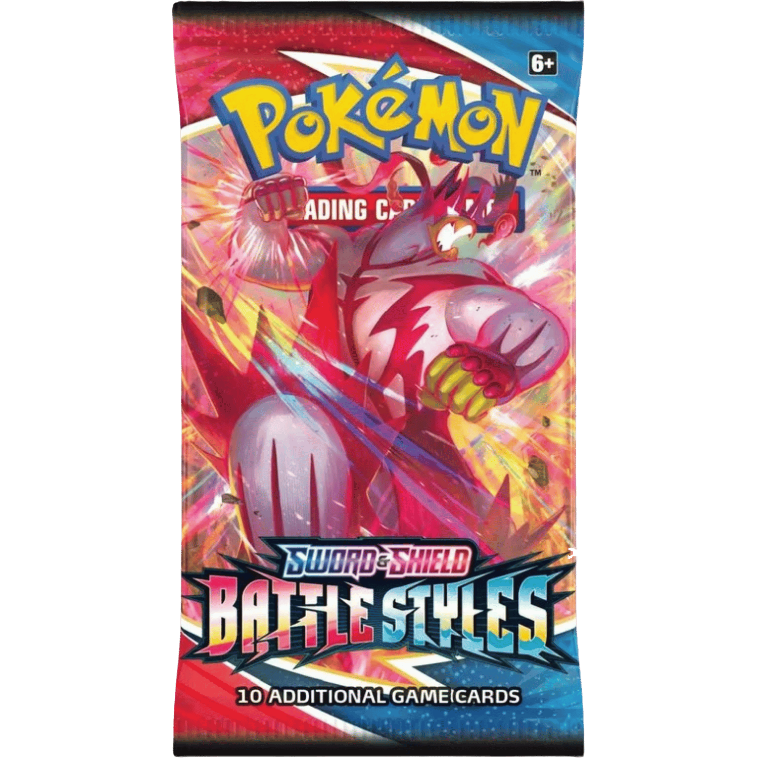 Pokemon TCG Sword & Shield Battle Styles Booster Pack - 10 Cards