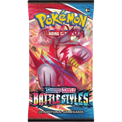 Pokemon TCG Sword & Shield Battle Styles Booster Pack - 10 Cards