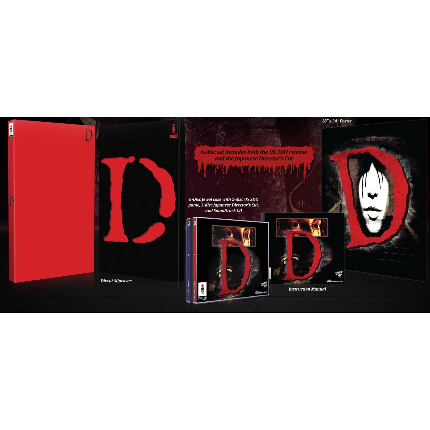 D: The Game Collectors Edition - 3DO - Limited Run