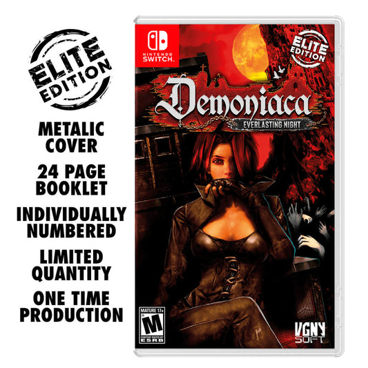 Demoniaca: Everlasting Night Elite Edition - Nintendo Switch VGNYsoft, Individually Numbered