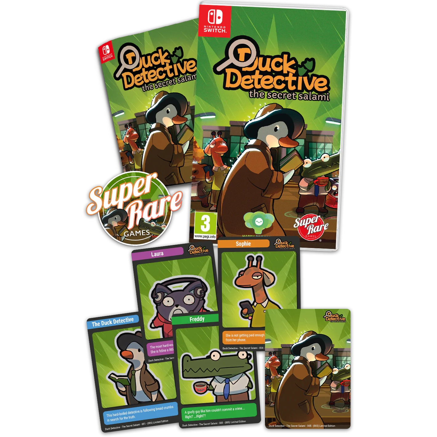 Duck Detective: The Secret Salami - Nintendo Switch Super Rare #120