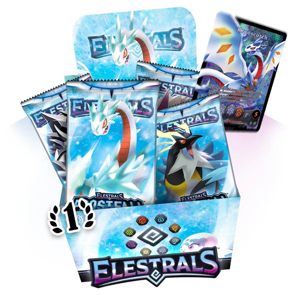 Elestrals TCG Frostfall Booster Pack - 10 Cards