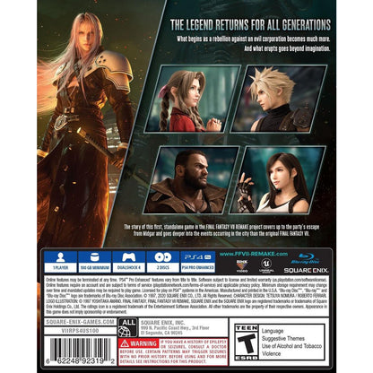 Final Fantasy VII Remake - PlayStation 4 - Square Enix
