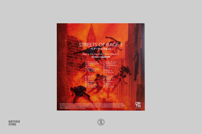 Streets of Rage Soundtrack 2 LP Orange Vinyl