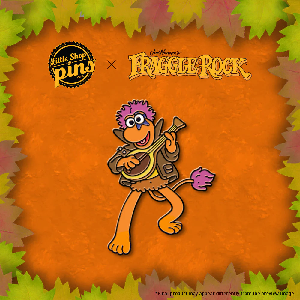 Fraggle Rock Gobo Guitarist Costume Halloween Pin - Jim Henson Co., Little Shop of Pins