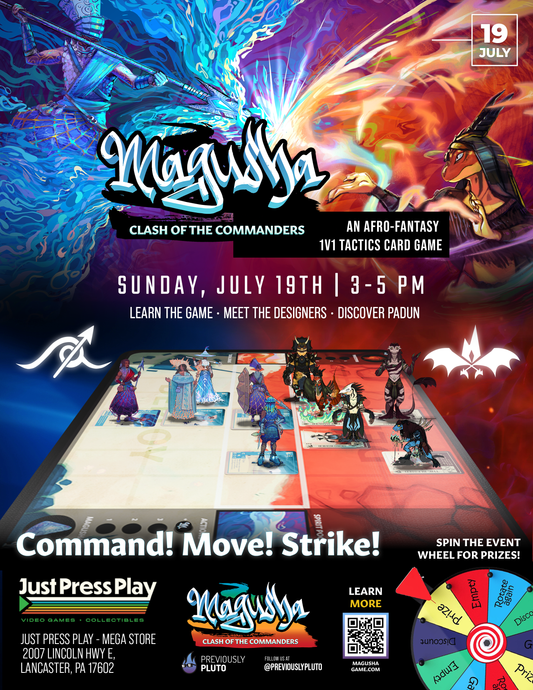 Magusha: Clash of the Commanders Card Game Demo / Learn to Play - @ The PlaySpace!