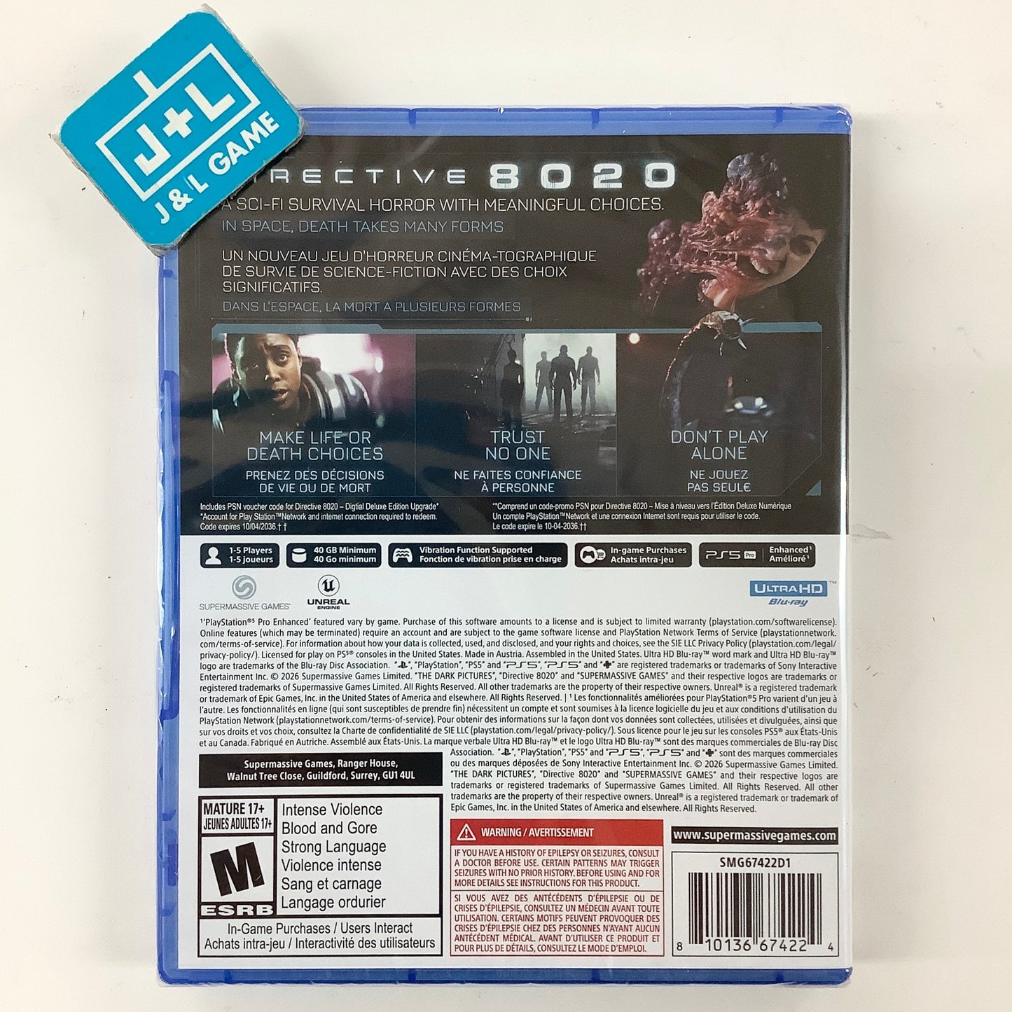 Directive 8020 Deluxe Edition - PlayStation 5 - U&I Entertainment