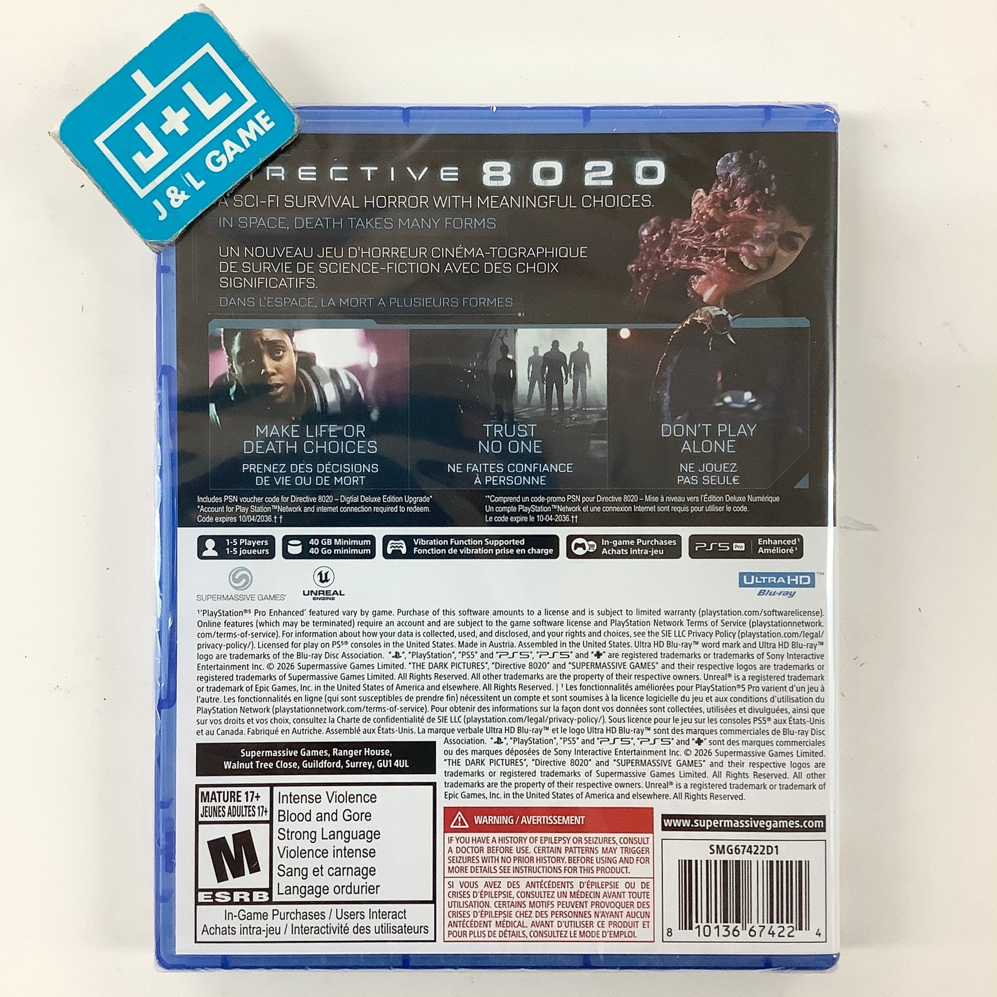 Directive 8020 Deluxe Edition - PlayStation 5 - U&I Entertainment