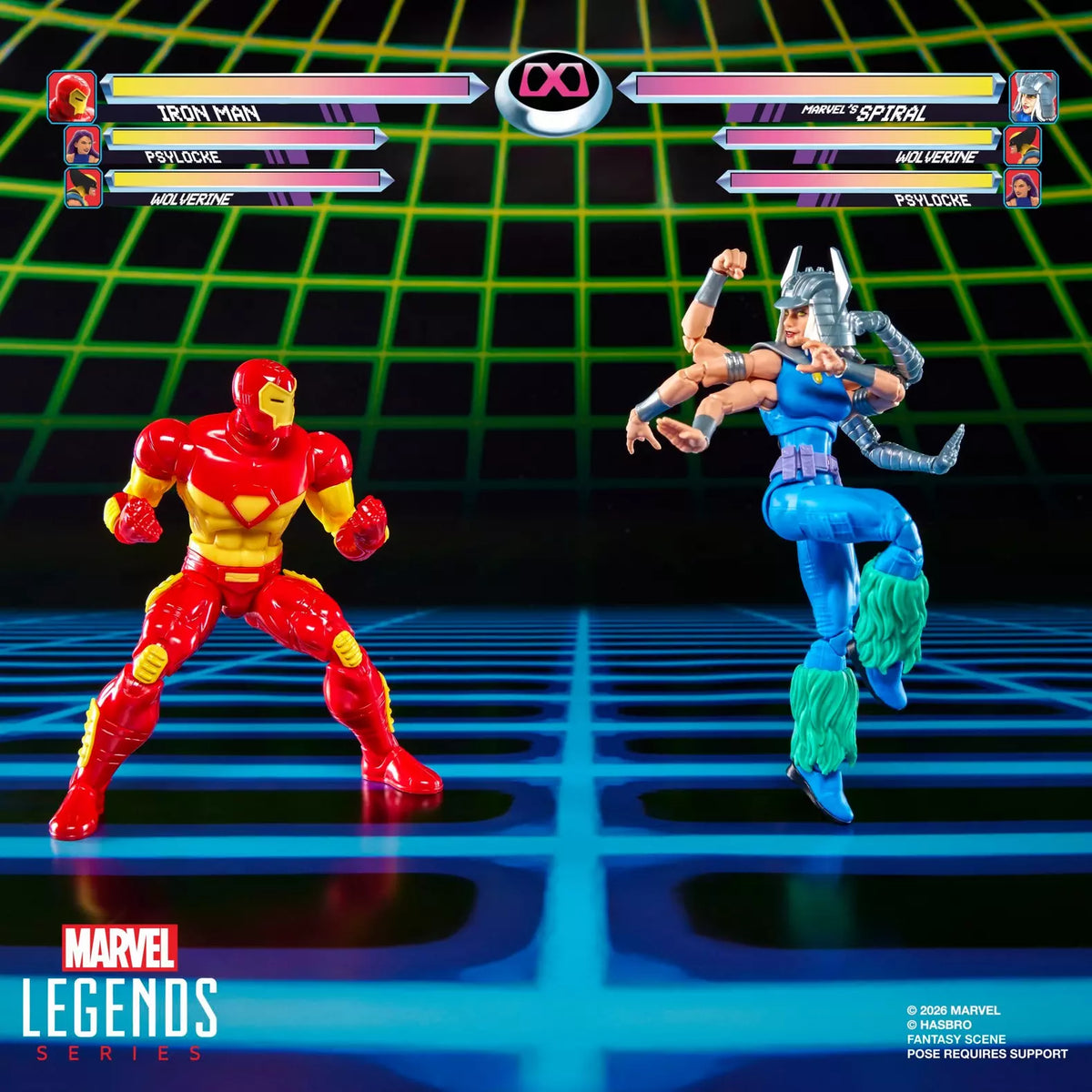 Marvel Games Iron Man vs Marvel's Spiral Action Figure 2-Pack - Hasbro - Marvel Legends
