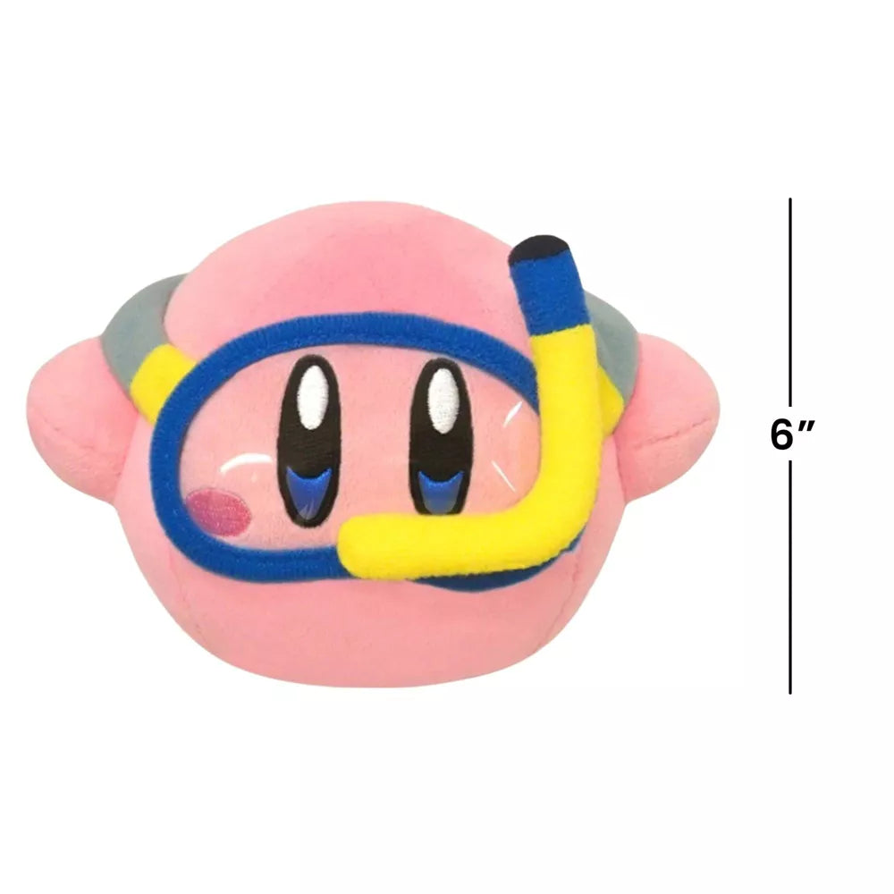 Kirby's Adventure Kirby Swim 6" Plush - Little Buddy - All Star Collection