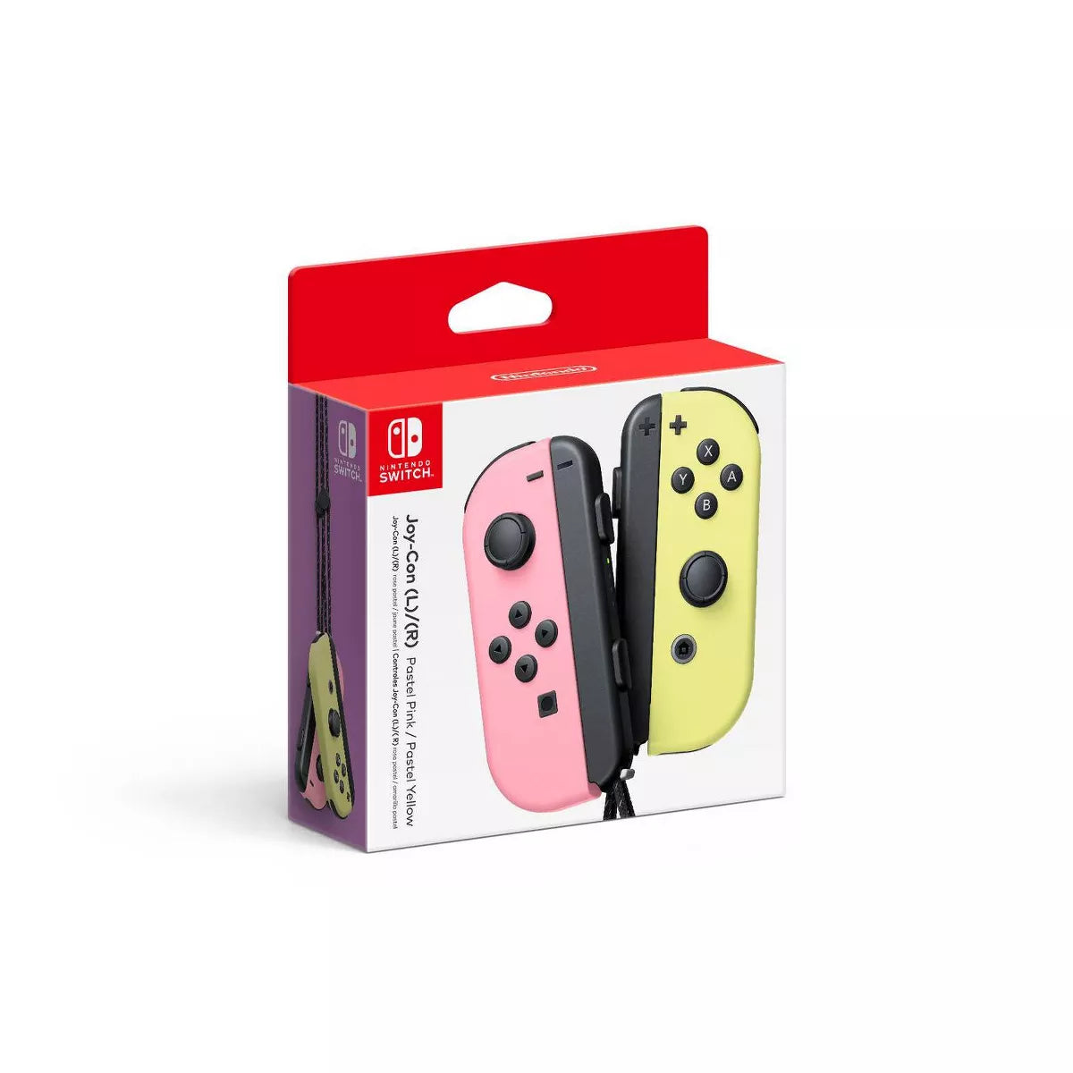 Joy Con Controller Pastel Pink/Yellow