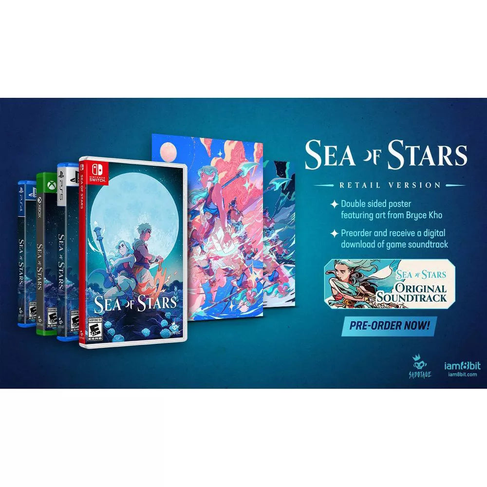 Sea of Stars - Nintendo Switch (iam8bit) – JustPressPlayOnline Sea of Stars - Nintendo Switch (iam8bit) – JustPressPlayOnline