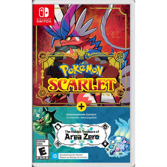 Pokemon Scarlet + Hidden Treasure of Area Zero NS