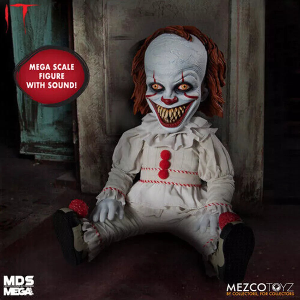 Talking Sinister Pennywise IT Mezco Mega Scale