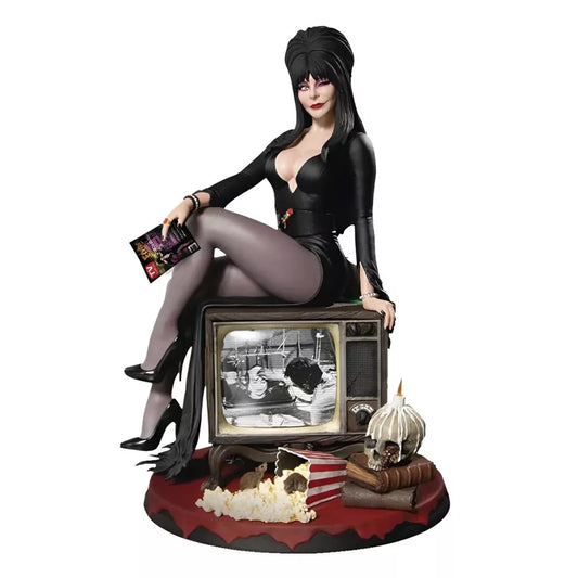 Elvira Mistress Of The Dark - Mezco Toyz Static-6 1:6 Scale Premium Statue