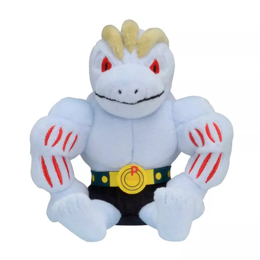 Pokemon Machoke 6" Plush Toy - Pokemon Center - Sitting Cuties #67 Generation 1