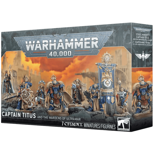 WH 40K Space Marines: Captain Titus and Wardens