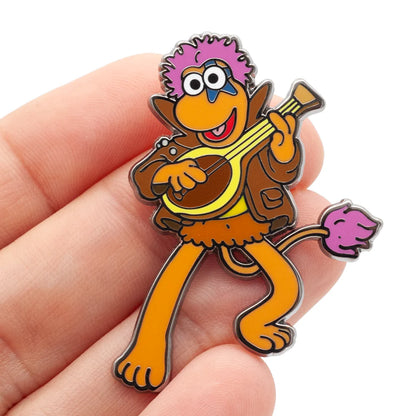 Fraggle Rock Gobo Guitarist Costume Halloween Pin - Jim Henson Co., Little Shop of Pins