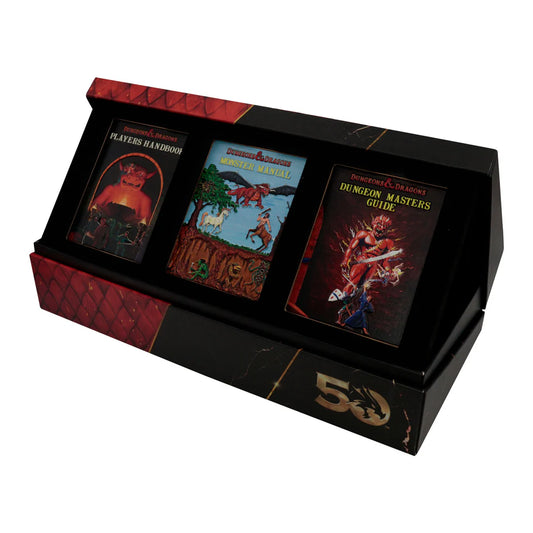 Dungeons & Dragons 50th Anniversary 1st Edition Book Cover Ingot Set - Fanattik Collectibles