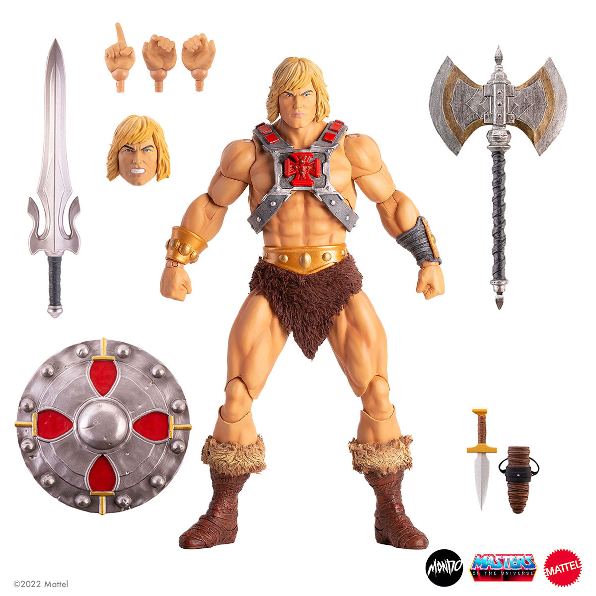 Masters of the Universe He-Man 1/6 Scale Figure (Ver. 2) - Mondo Tees